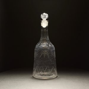 18th Century James Giles Bucrania Sugar Loaf Glass Decanter C1780
