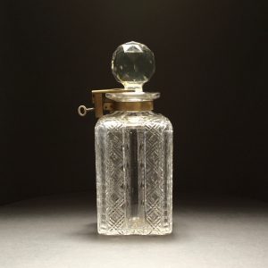 19th Century Betjemann’s Patent Whisky Locked Glass Decanter C1890