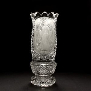 1977 Waterford Limited Edition 71/250 Macbeth Copper Wheel Engraved Vase